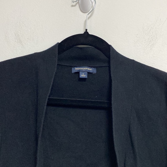 Banana Republic Black Open Cardigan Sweater Size Small - Picture 2 of 5